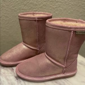 BearPaw sparkling pink boots. Girls size 13.